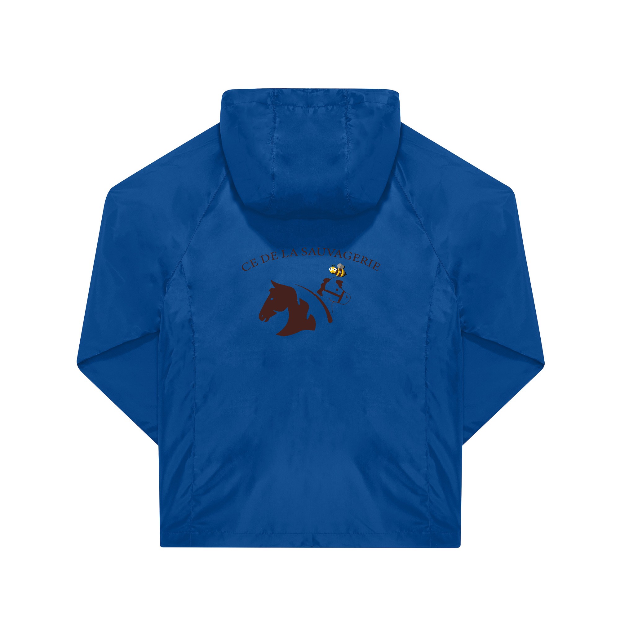 COUPE-VENT (enfant) - centre équestre de la sauvagerie - Bleu roi - BC631 – Image 3