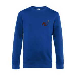 SWEAT COL ROND (enfant) - centre équestre de la sauvagerie - Bleu roi - ID332K