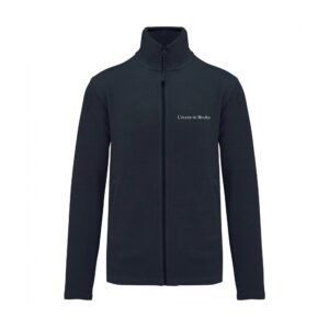 Veste micropolaire zippée (enfant) – Écurie du moulin (61) - Navy – K920