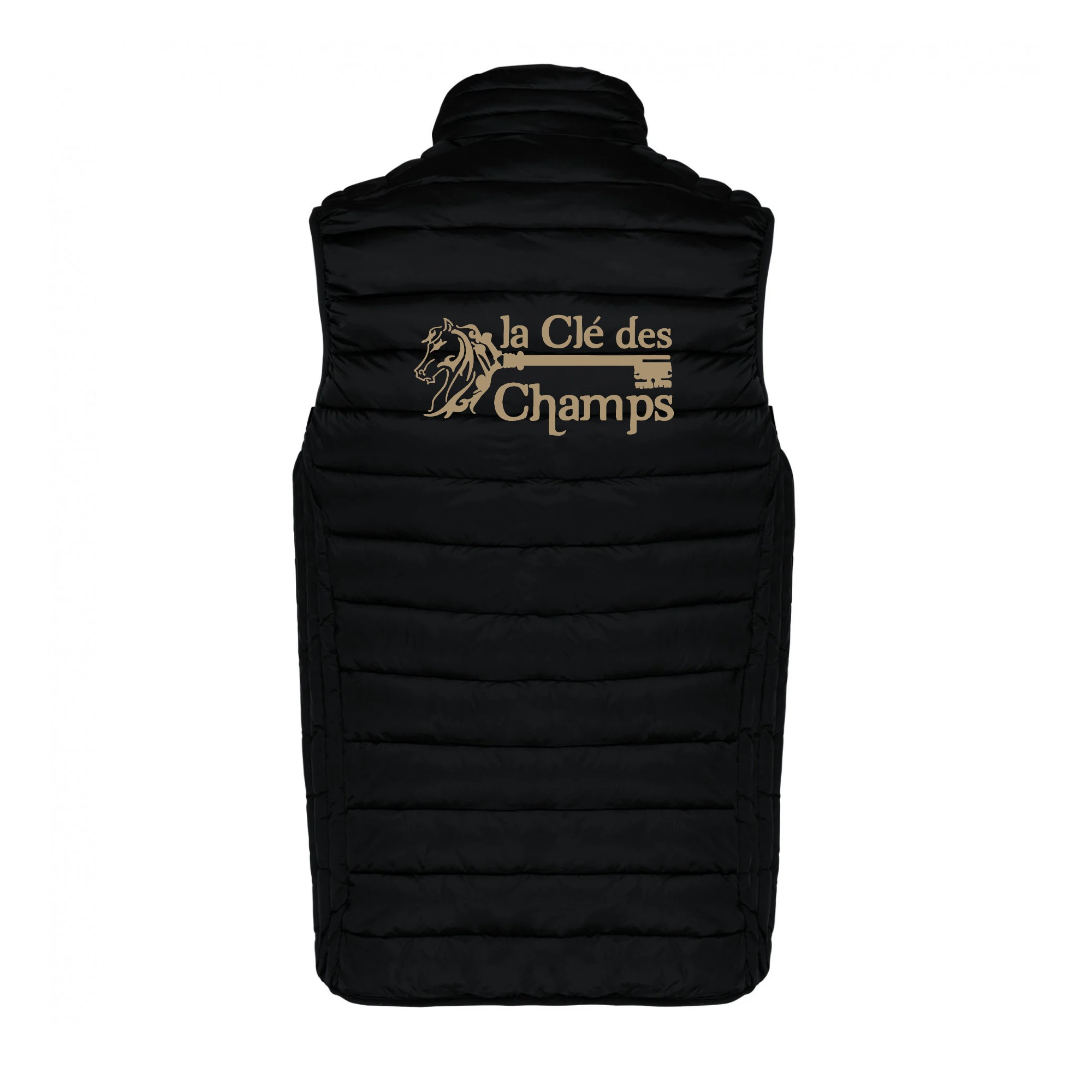DOUDOUNE SANS MANCHES (homme) - les amis des écuries la clé des champs - Noir - K6113 – Image 5