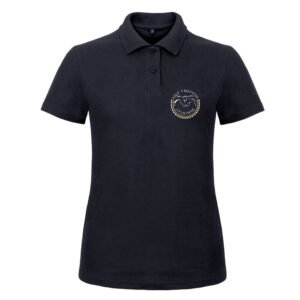 POLO (femme) - école d'équitation la licorne - Navy - BCI1F