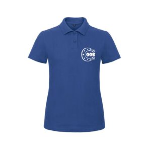 POLO (femme) - Les Ecuries Happy Cook - Bleu roi - BCI1F