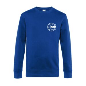 SWEAT COL ROND (homme) - Les Ecuries Happy Cook - Bleu roi - BCU01K