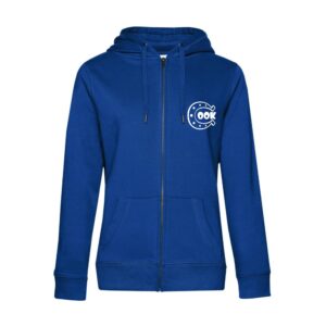 SWEAT ZIPPÉ (femme) - Les Ecuries Happy Cook - Bleu roi - BCW03Q