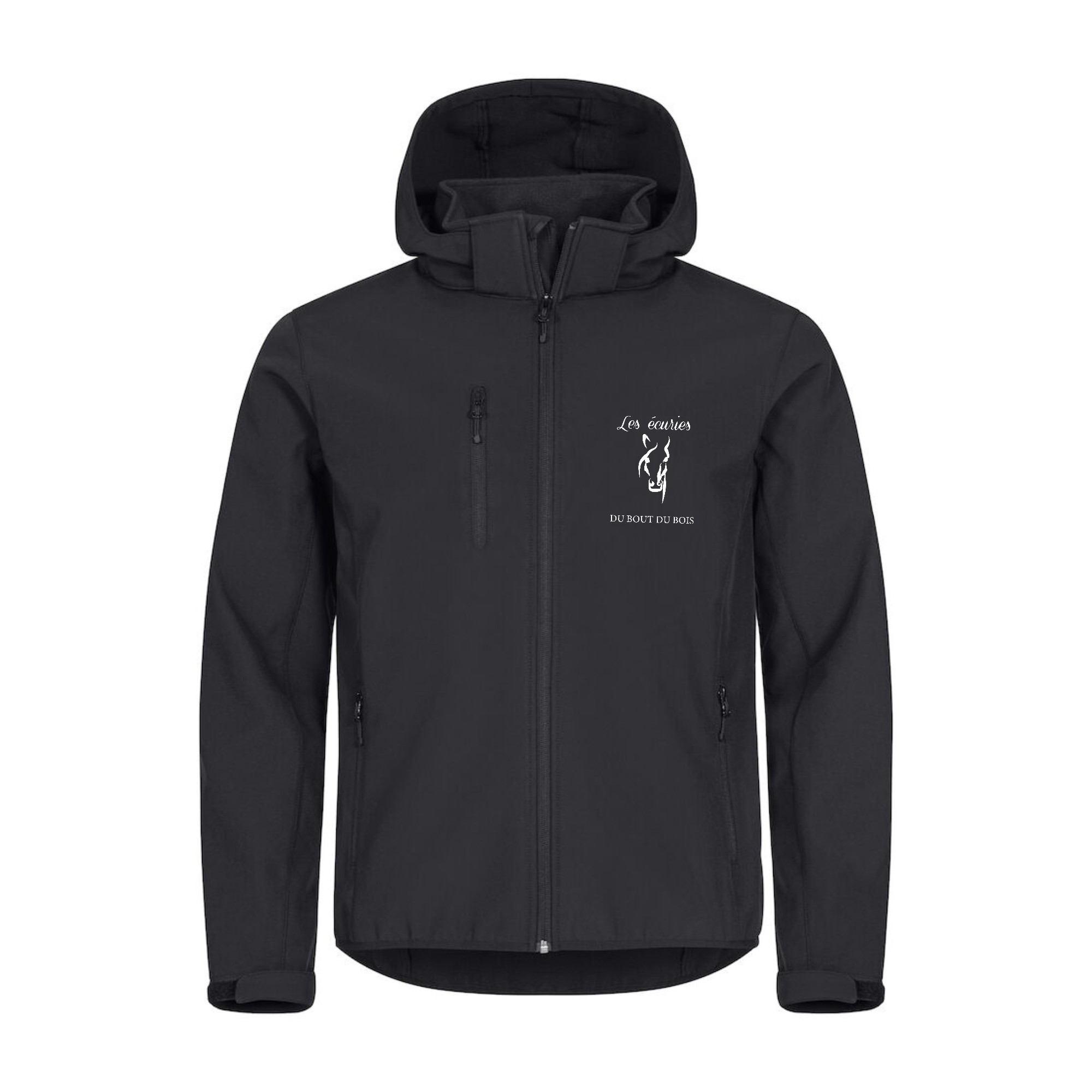 SOFTSHELL "Classic" (homme) - Les Ecuries du Bout du Bois - Noir - 0200912