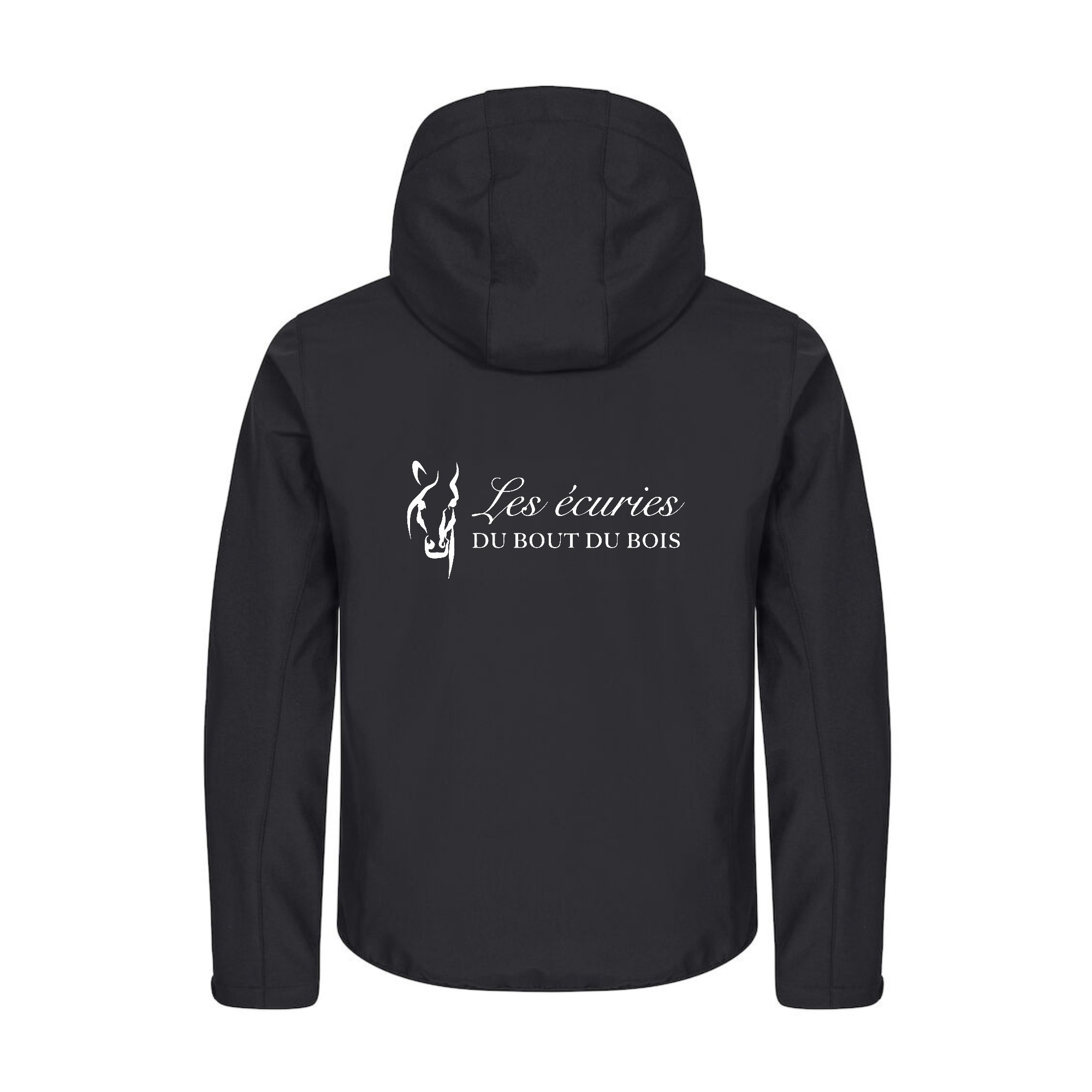 SOFTSHELL "Classic" (homme) - Les Ecuries du Bout du Bois - Noir - 0200912 – Image 3