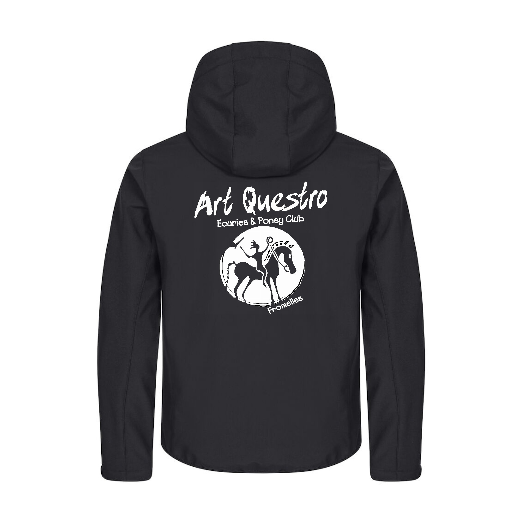 SOFTSHELL "Classic" (homme) - Les Ecuries Art'Questro - Noir - 0200912 – Image 3