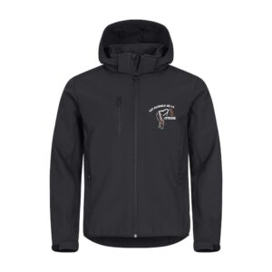 SOFTSHELL "Classic" (homme) - Les Écuries de la poterie - Noir - 0200912