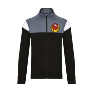 Veste de survêtement zippée (enfant) - karaté club orangeois - Noir - PA391
