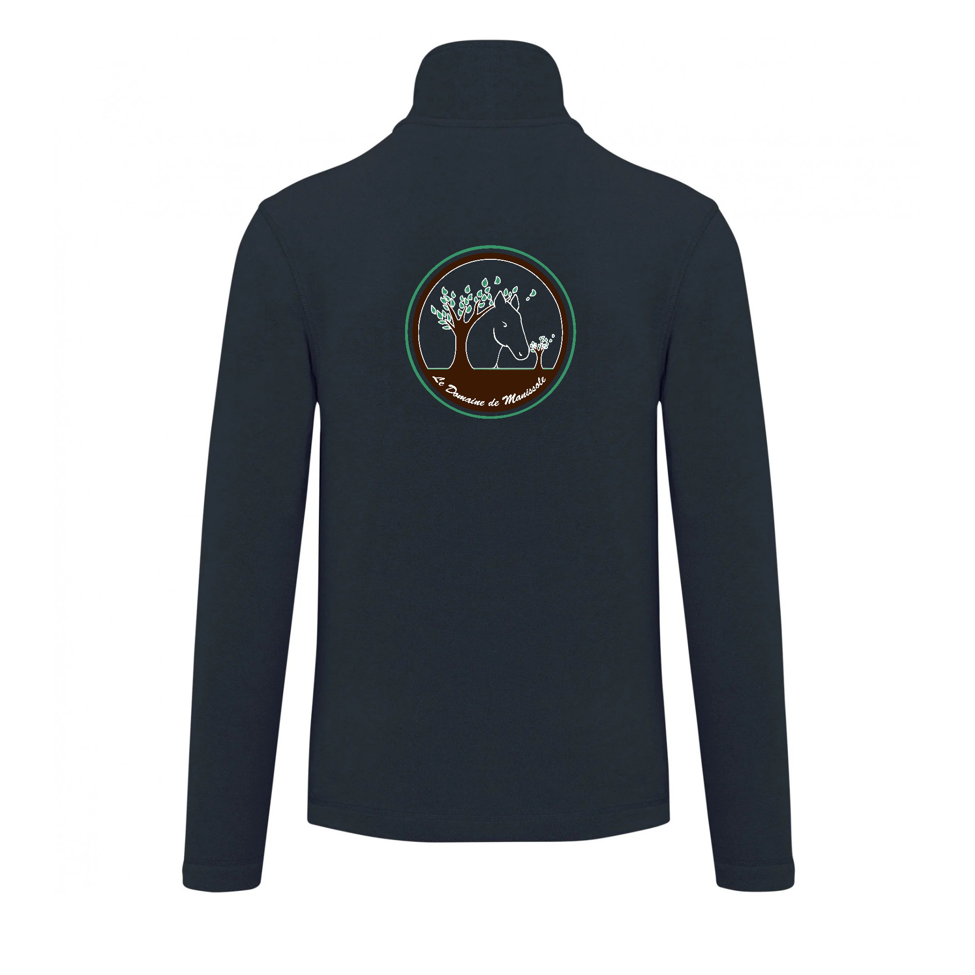 Veste micropolaire zippée (homme) – Domaine de Manissole - Navy – K911 – Image 3