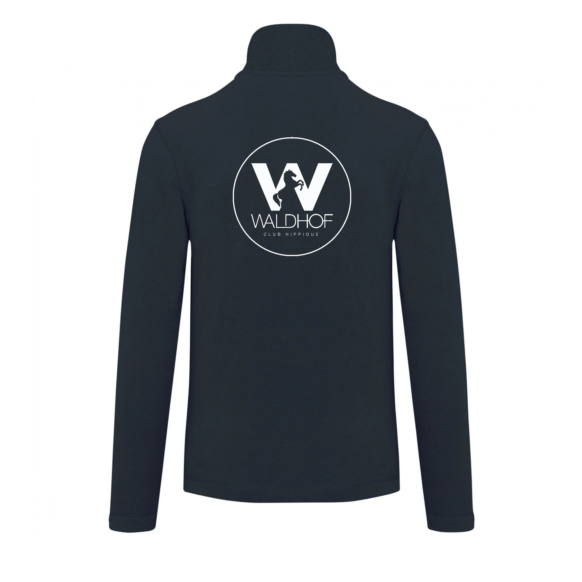 Veste micropolaire zippée (femme) – ECOLE D EQUITATION DU WALDHOF - Navy – K907 – Image 3