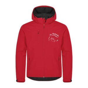 SOFTSHELL "Classic" (homme) - Centre équestre La Ballarade - Rouge - 0200912