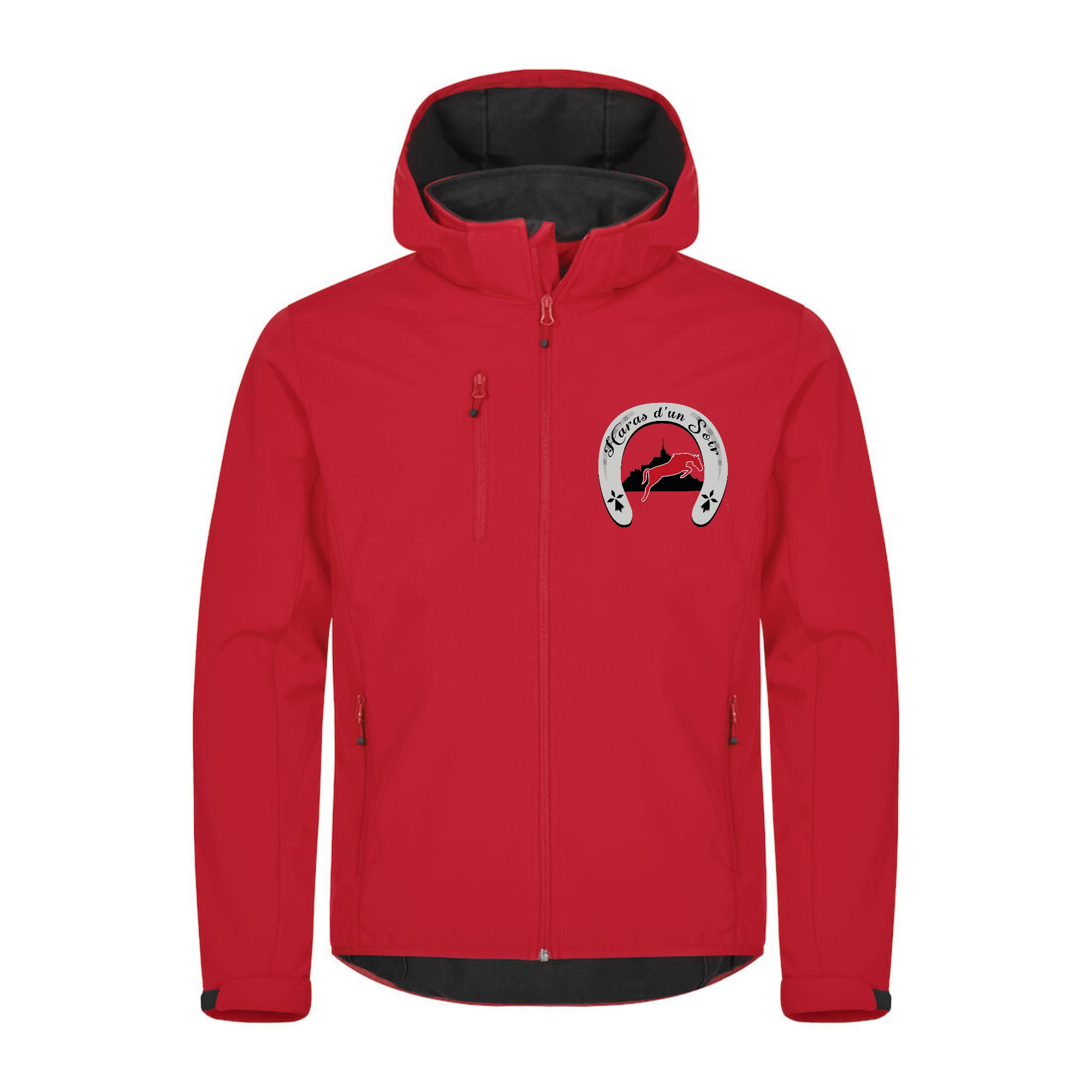 SOFTSHELL "Classic" (homme) - Centre Equestre du Haras d'un soir - Rouge - 0200912