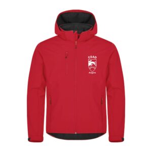 SOFTSHELL "Classic" (homme) - CSAD Angers - Rouge - 0200912