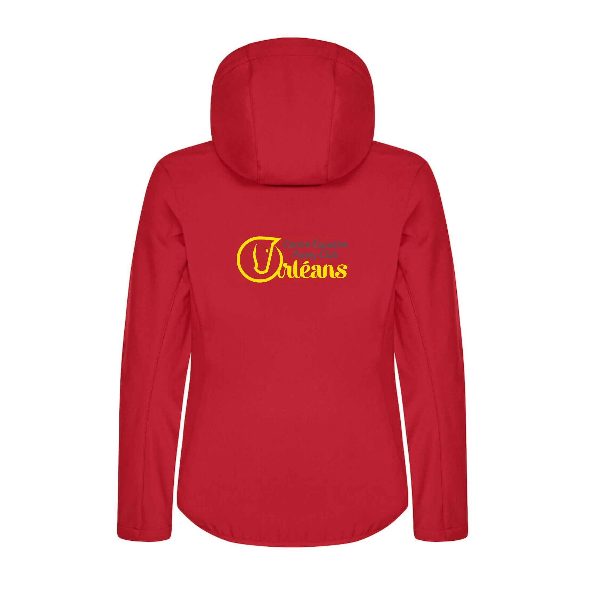 SOFTSHELL "Classic" (femme) – Centre Equestre Poney-Club d'Orléans - Rouge - 0200917 – Image 3