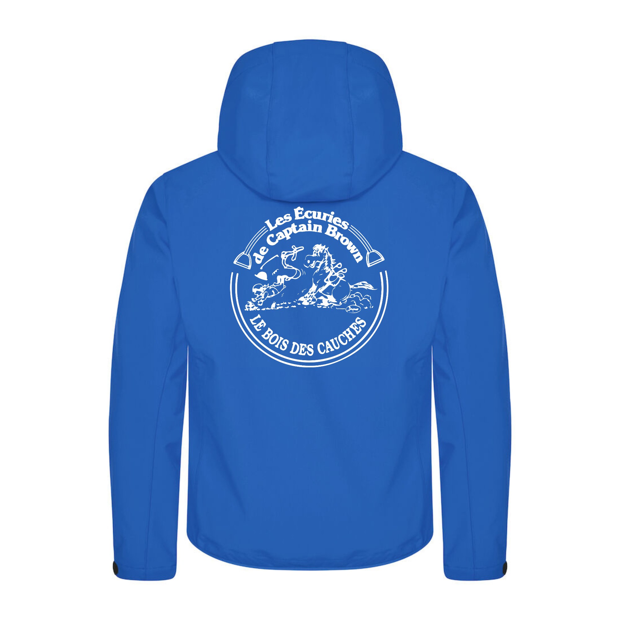 SOFTSHELL "Classic" (homme) - Les Ecuries de Captain Brown - Bleu roi - 0200912 – Image 3
