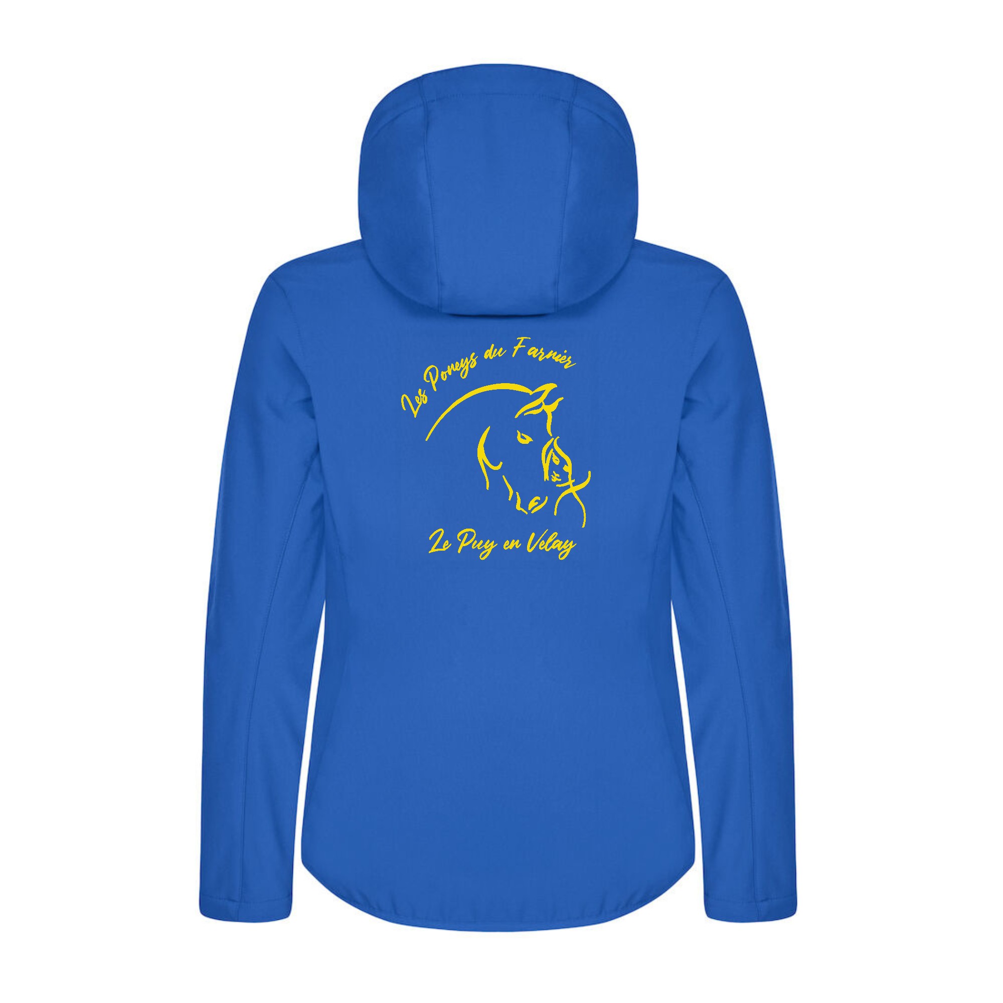 SOFTSHELL "Classic" (femme) - Les Poneys du Farnier - Bleu roi - 0200917 – Image 3