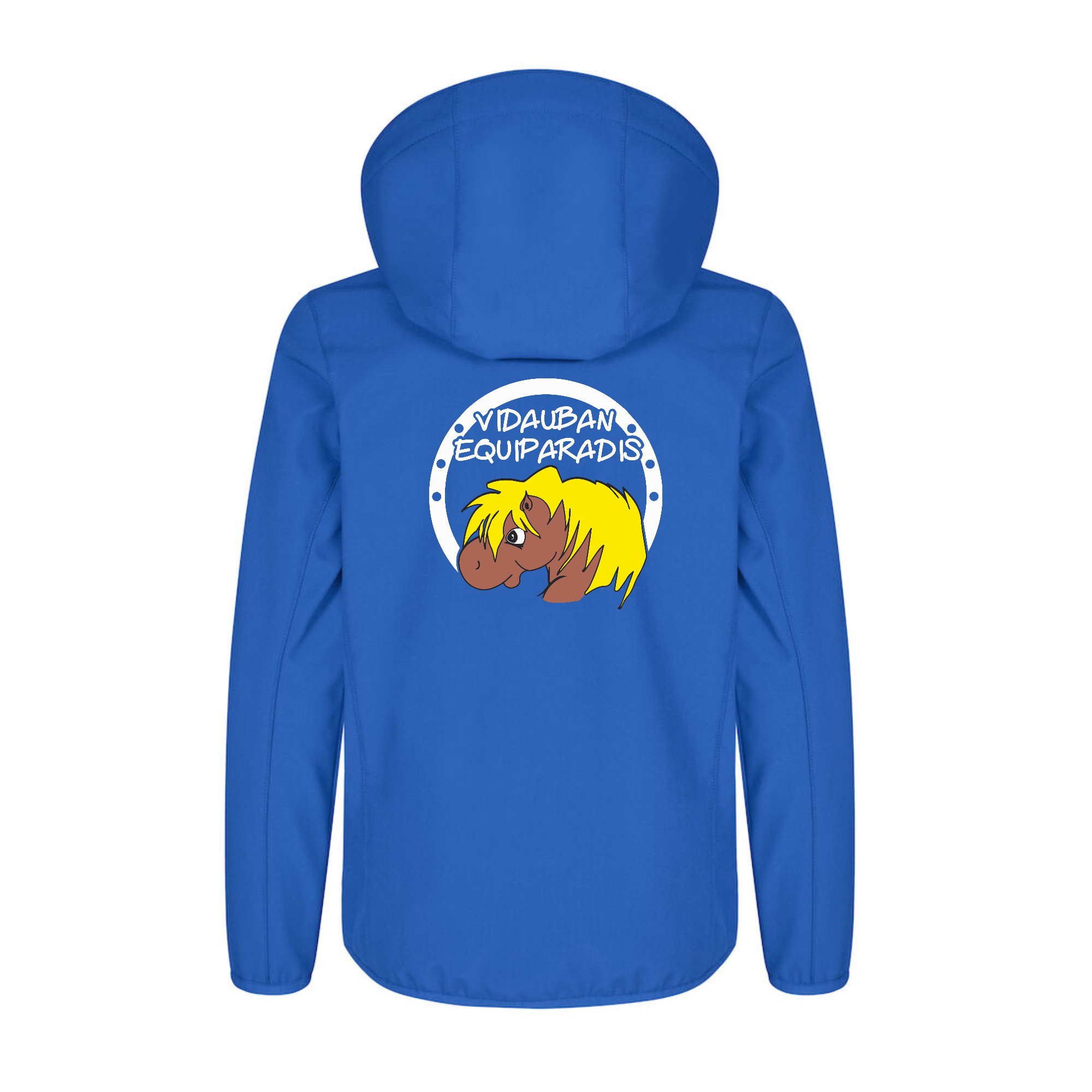 SOFTSHELL ''Classic'' (enfant) - Vidauban Equiparadis - Bleu Roi - 0200909 – Image 3