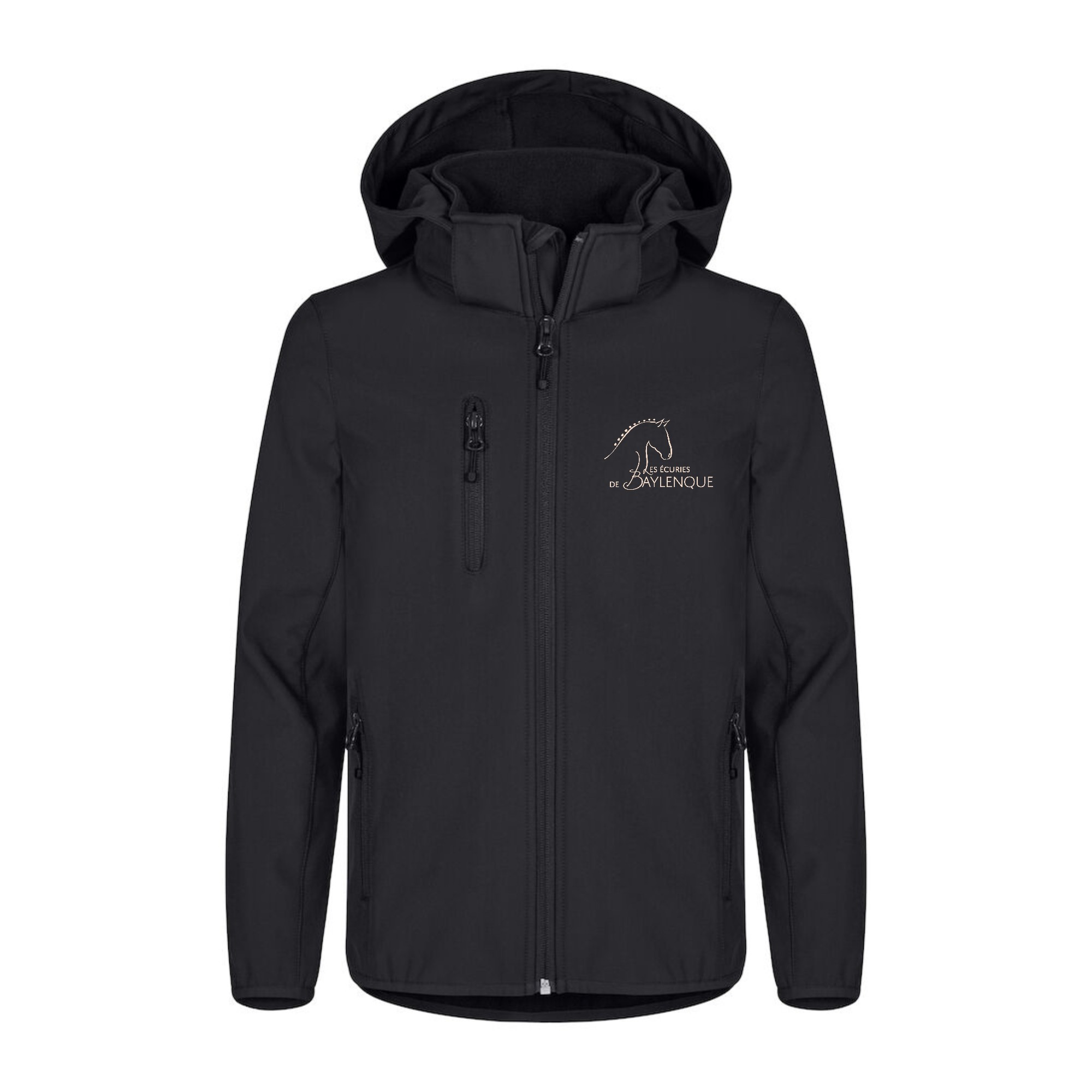 SOFTSHELL "Classic" (enfant) - Les Ecuries de Baylenque - Noir - 0200909