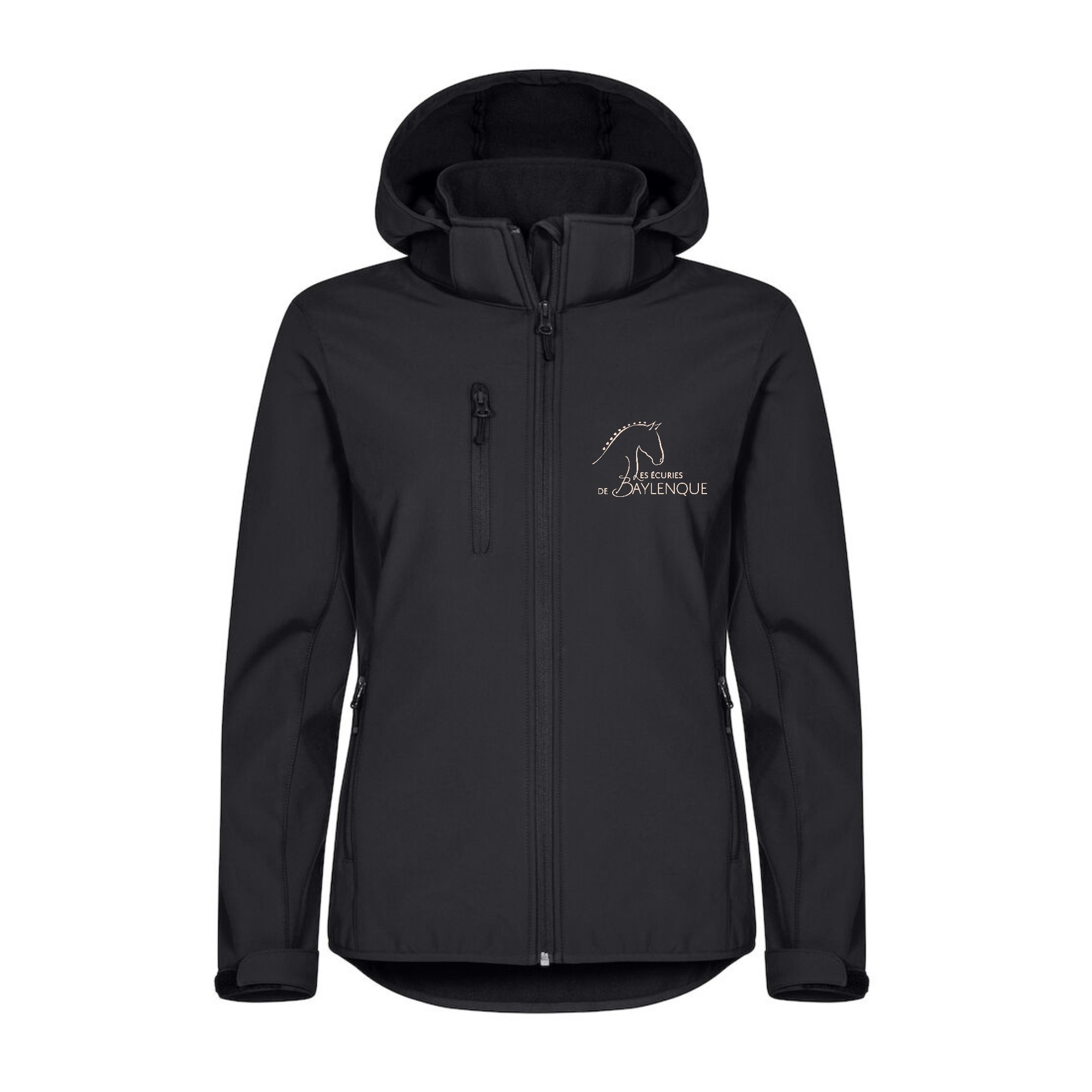 SOFTSHELL "Classic" (femme) - Les Ecuries de Baylenque - Noir - 0200917