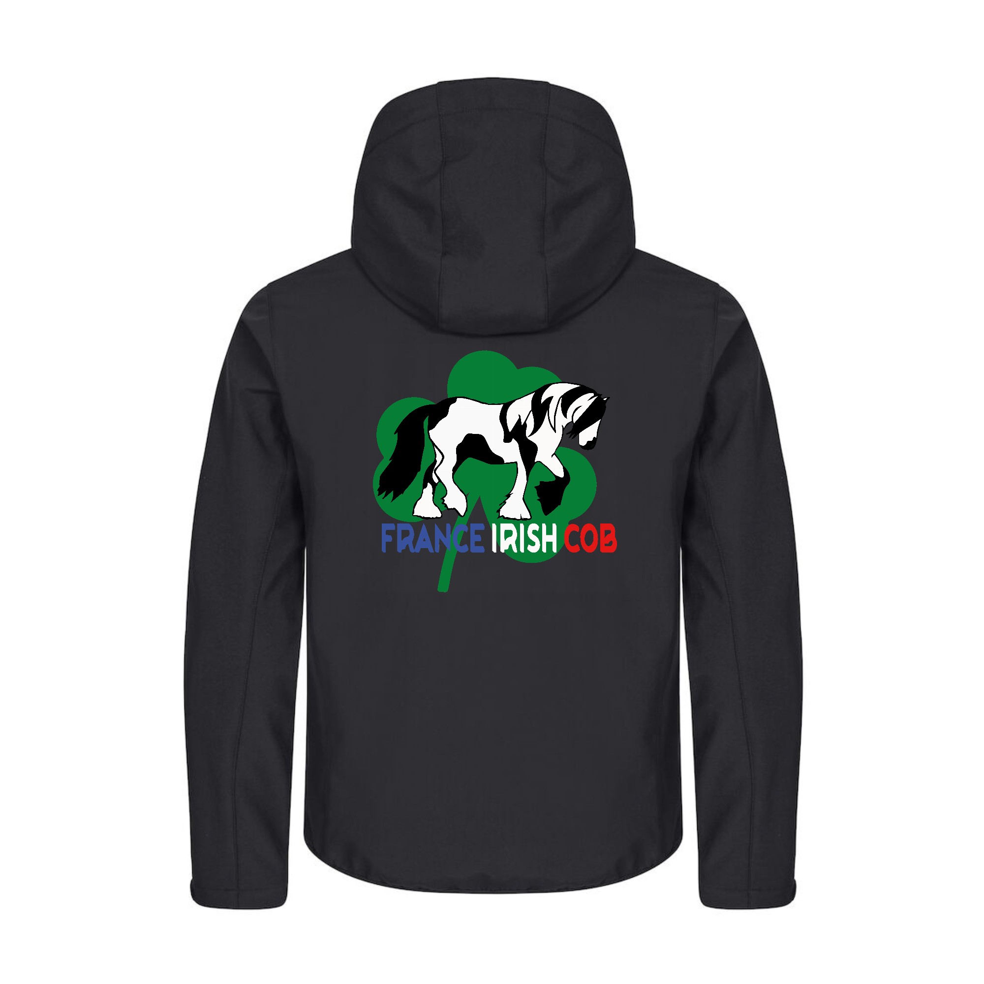 SOFTSHELL "Classic" (homme) - FRANCE IRISH COB – Noir - 0200912 – Image 3
