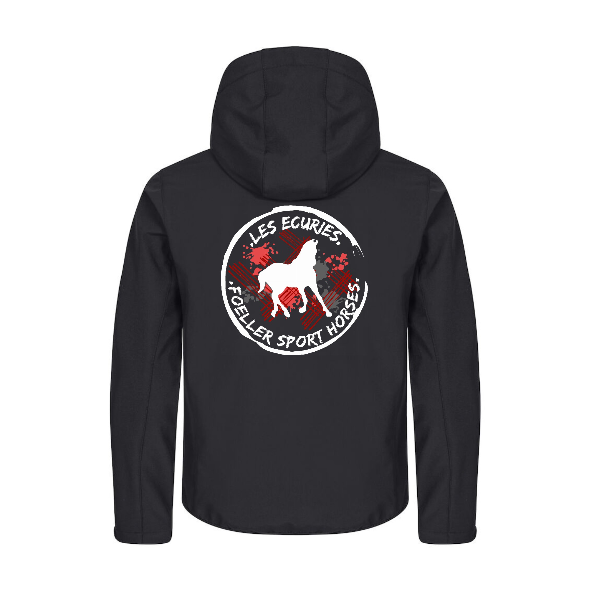 SOFTSHELL "Classic" (homme) - Foeller Sport Horses - Noir - 0200912 – Image 3