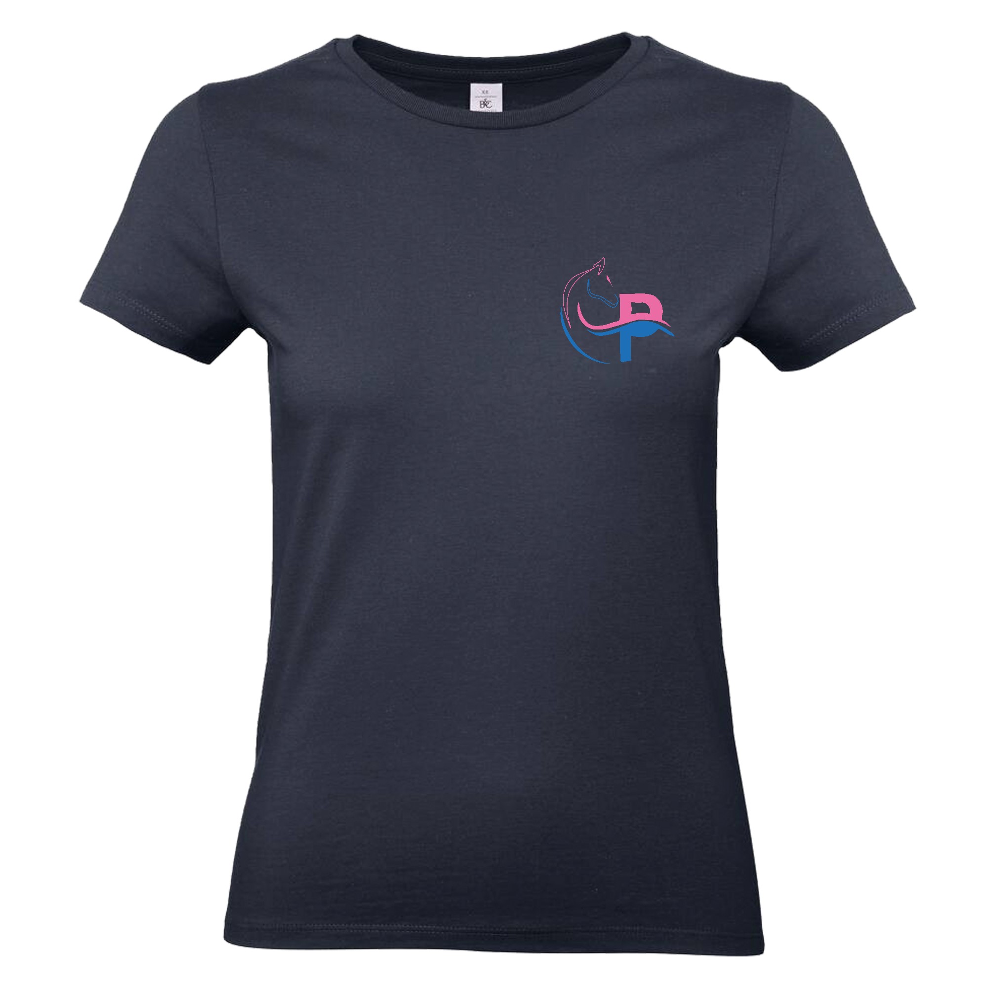 T-SHIRT (femme) - Centre équestre des picotains - Navy - BC04T