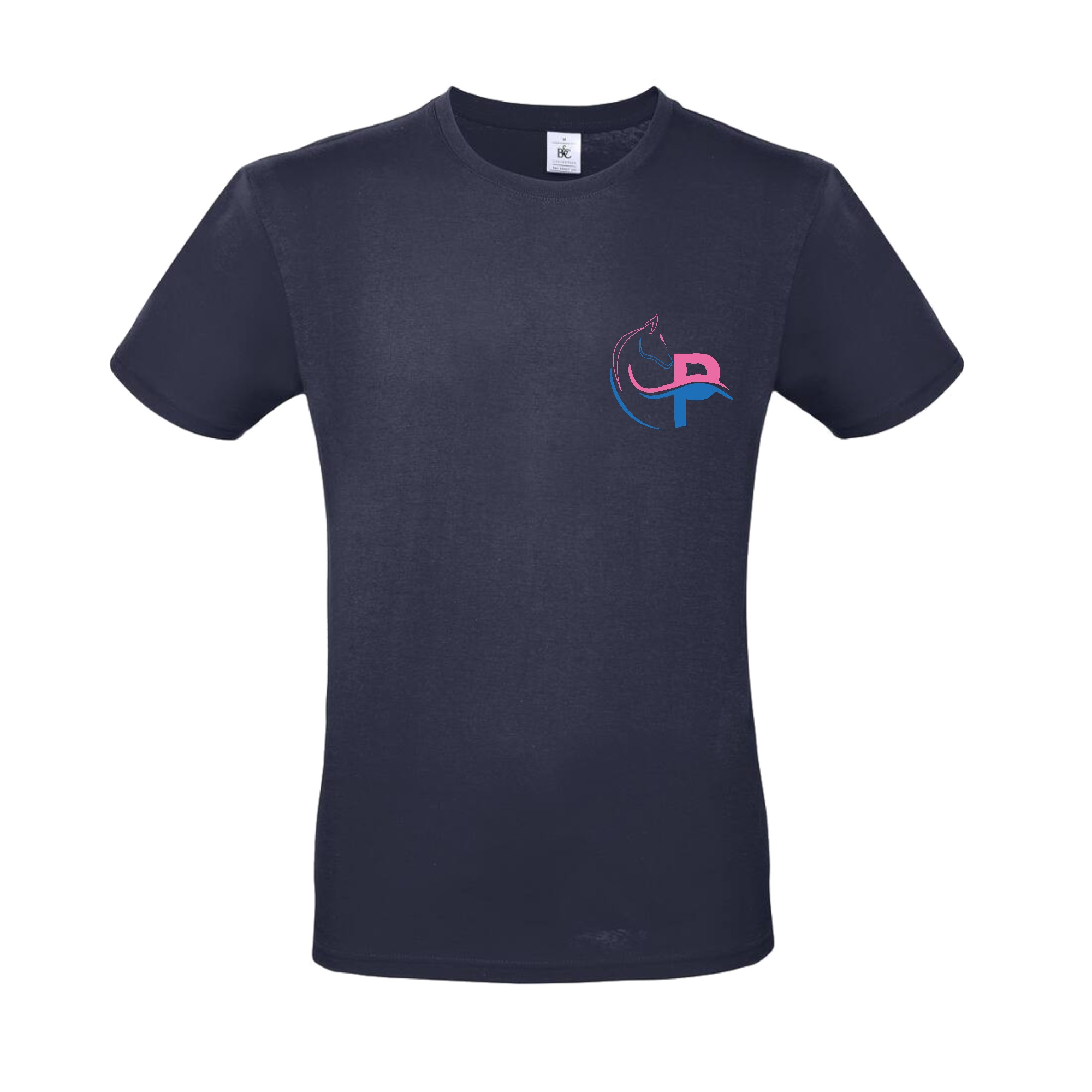 T-SHIRT (homme) - Centre équestre des picotains - Navy - BC03T