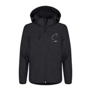SOFTSHELL "Classic" (enfant) - Les écuries de la Riderie - Noir - 0200909