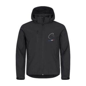 SOFTSHELL "Classic" (homme) - Les écuries de la Riderie - Noir - 0200912
