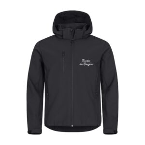 SOFTSHELL "Classic" (homme) - Poney club des Bruyères  - Noir - 0200912