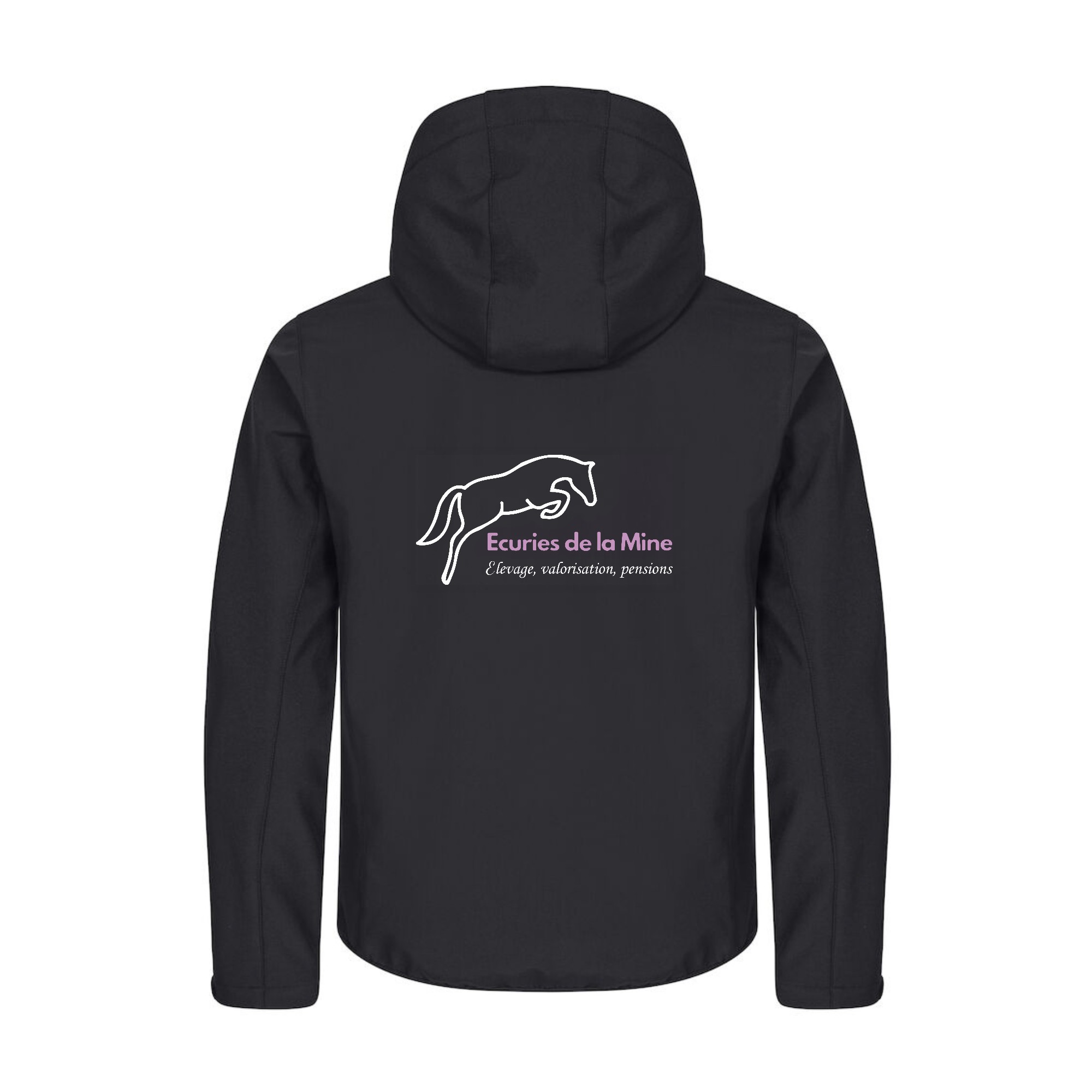 SOFTSHELL "Classic" (homme) - Ecurie de la Mine- Noir - 0200912 – Image 3