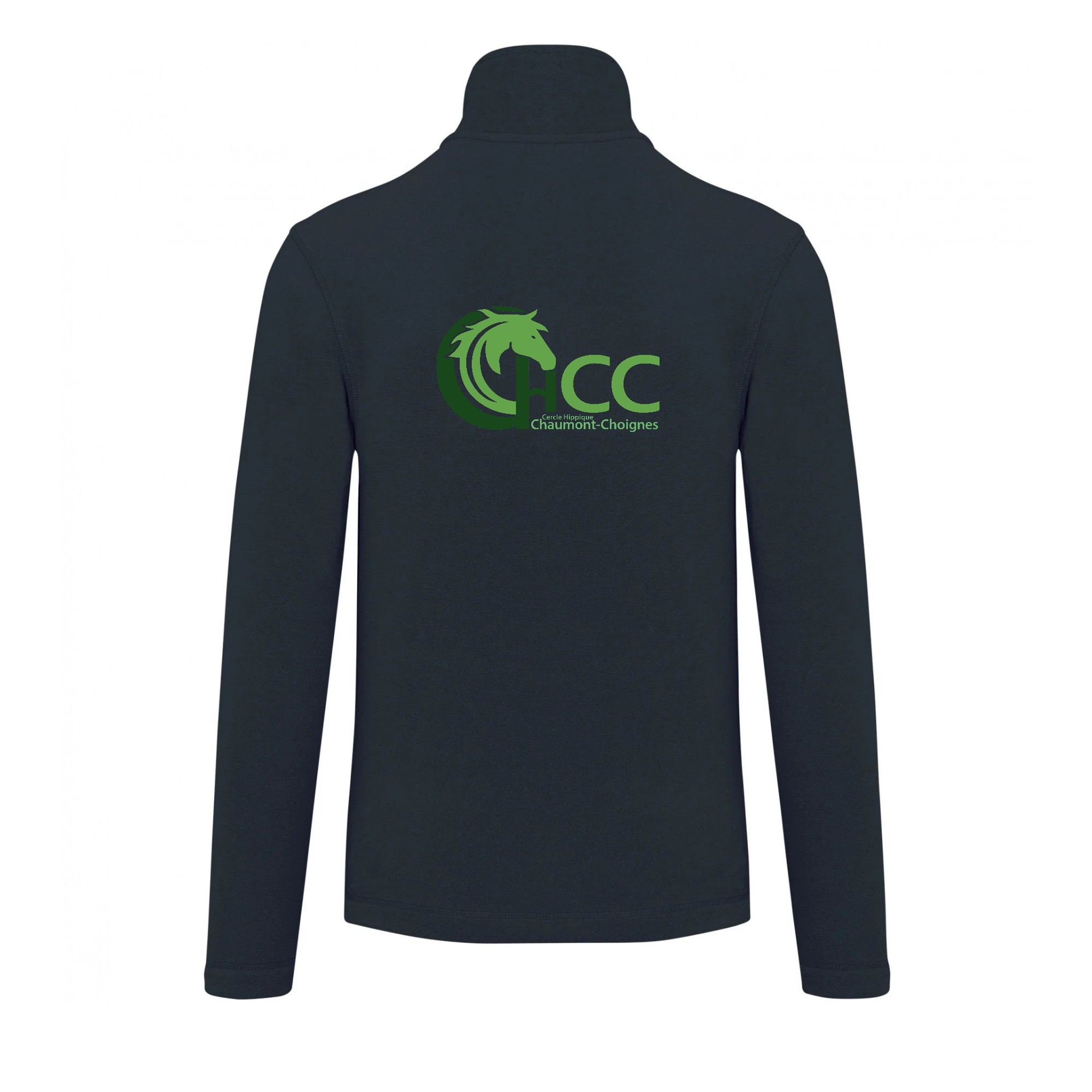 Veste micropolaire zippée (femme) – Earl CHCC - Navy – K907 – Image 3