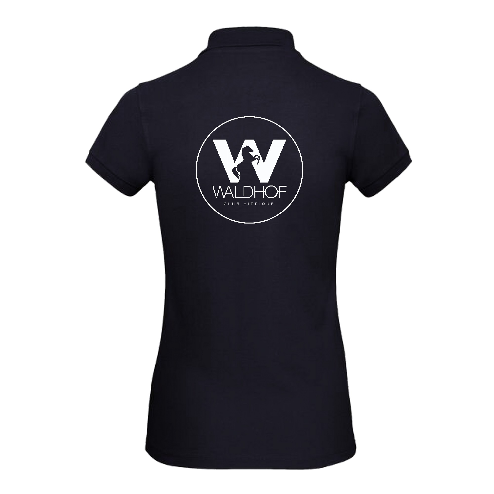 Polo premium (femme) - ECOLE D EQUITATION DU WALDHOF - Navy - BCW463 – Image 2