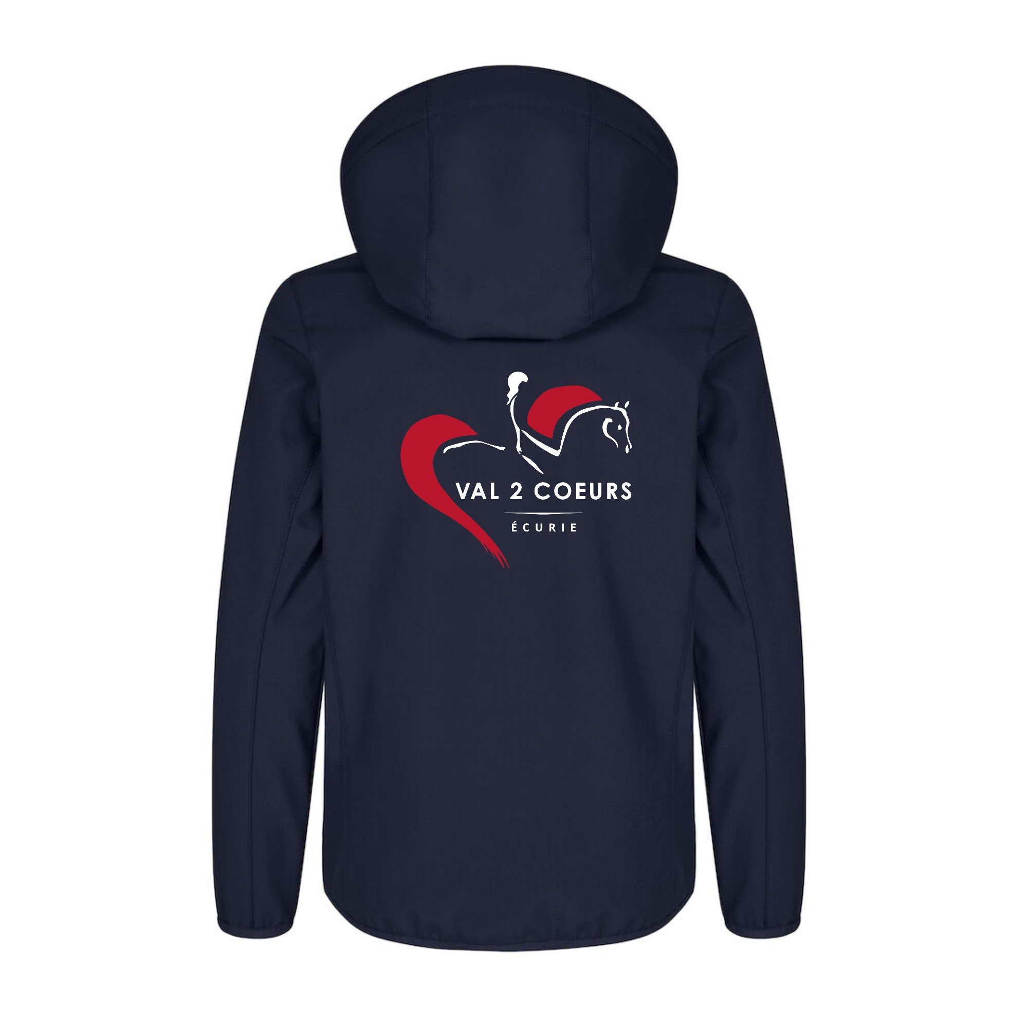 SOFTSHELL ''Classic'' (enfant) - Ecurie val 2 coeurs - Navy - 0200909 – Image 3