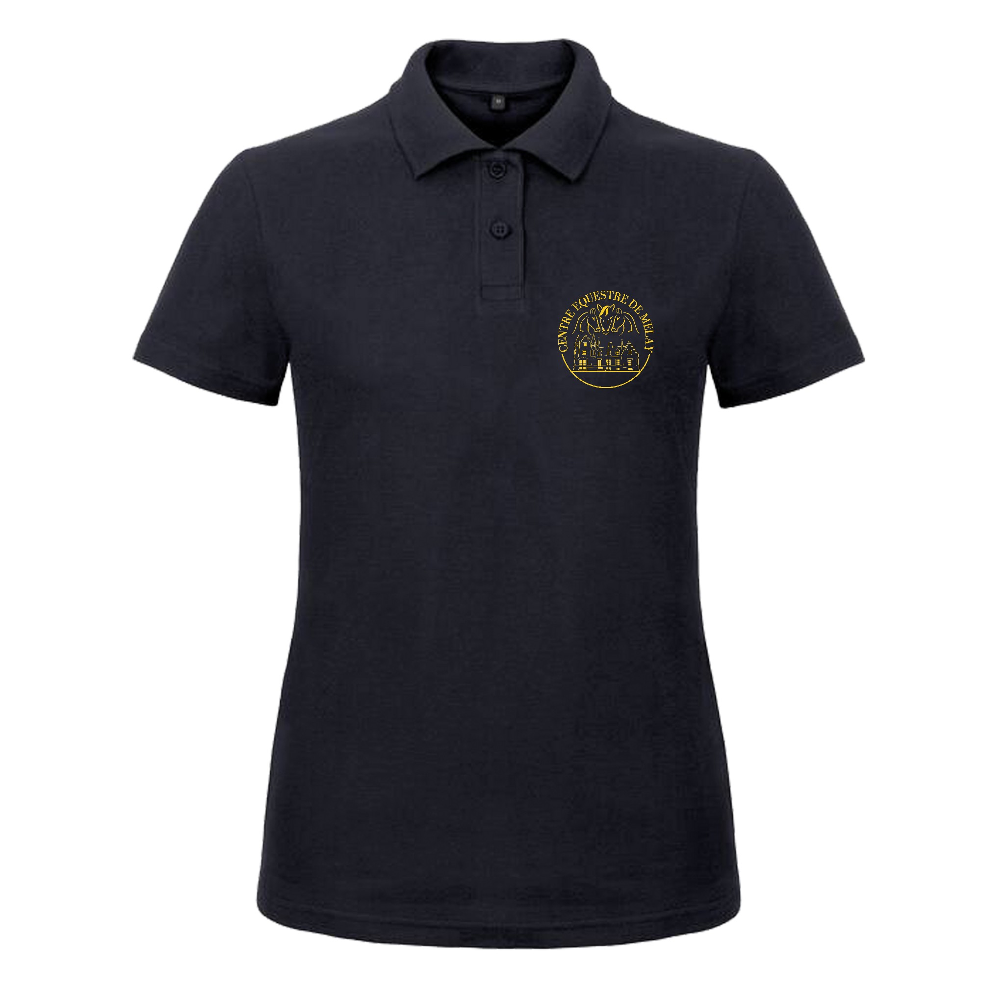 Polo premium (femme) - Centre équestre de Melay - Navy - BCW463