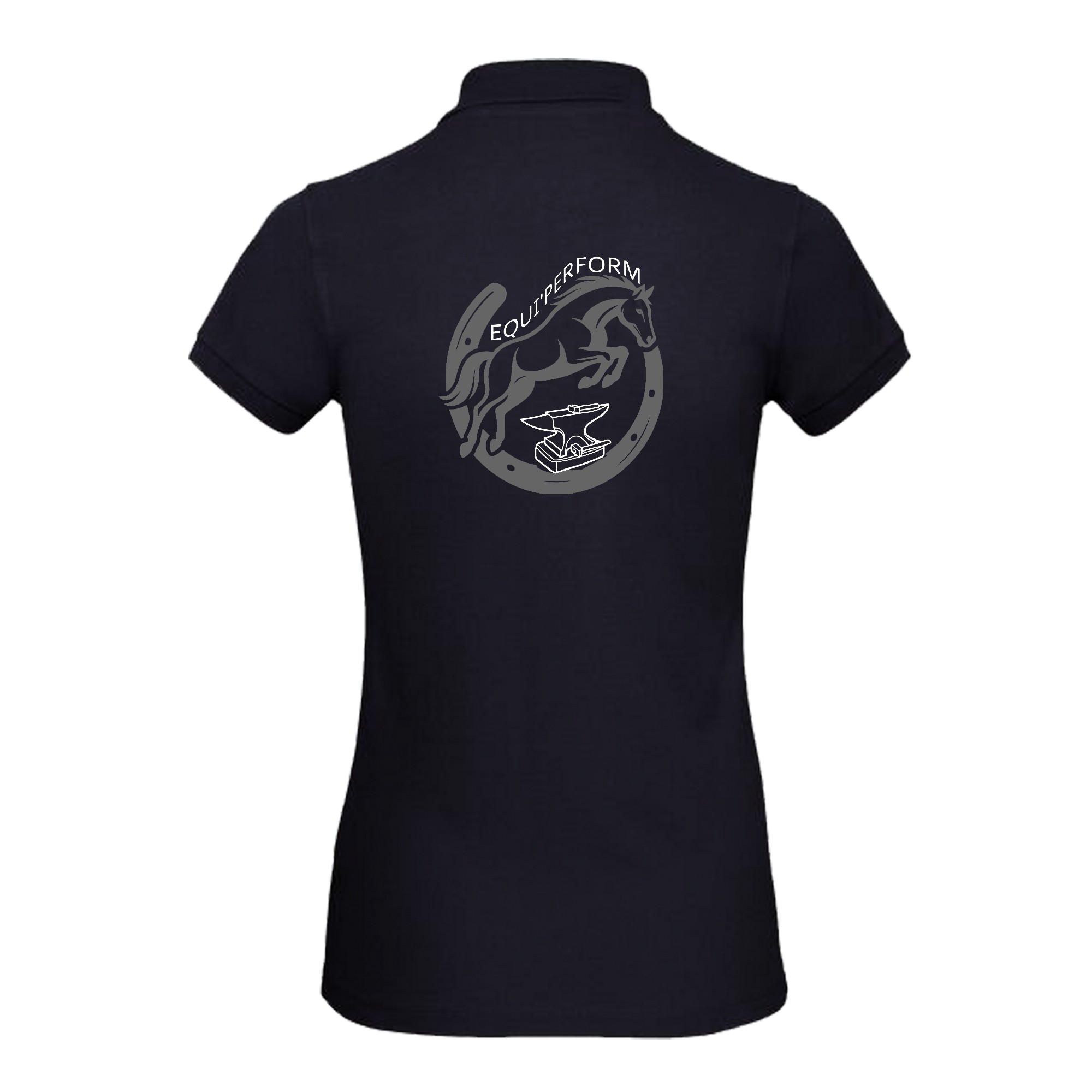POLO (femme) - Equi'perform - Navy - BCI1F – Image 3