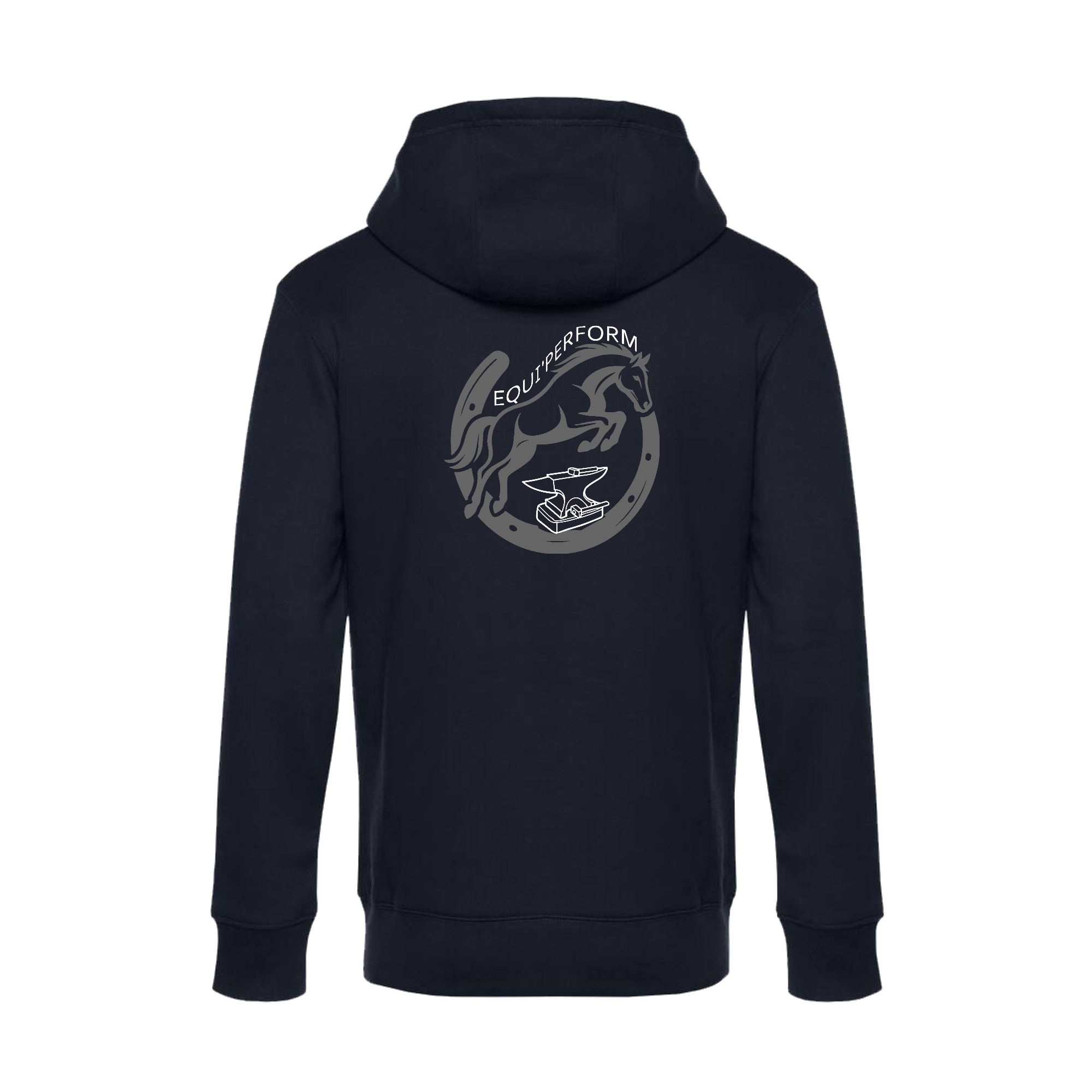 SWEAT ZIPPÉ (Homme) - Equi'perform - Navy - BCU03K – Image 3