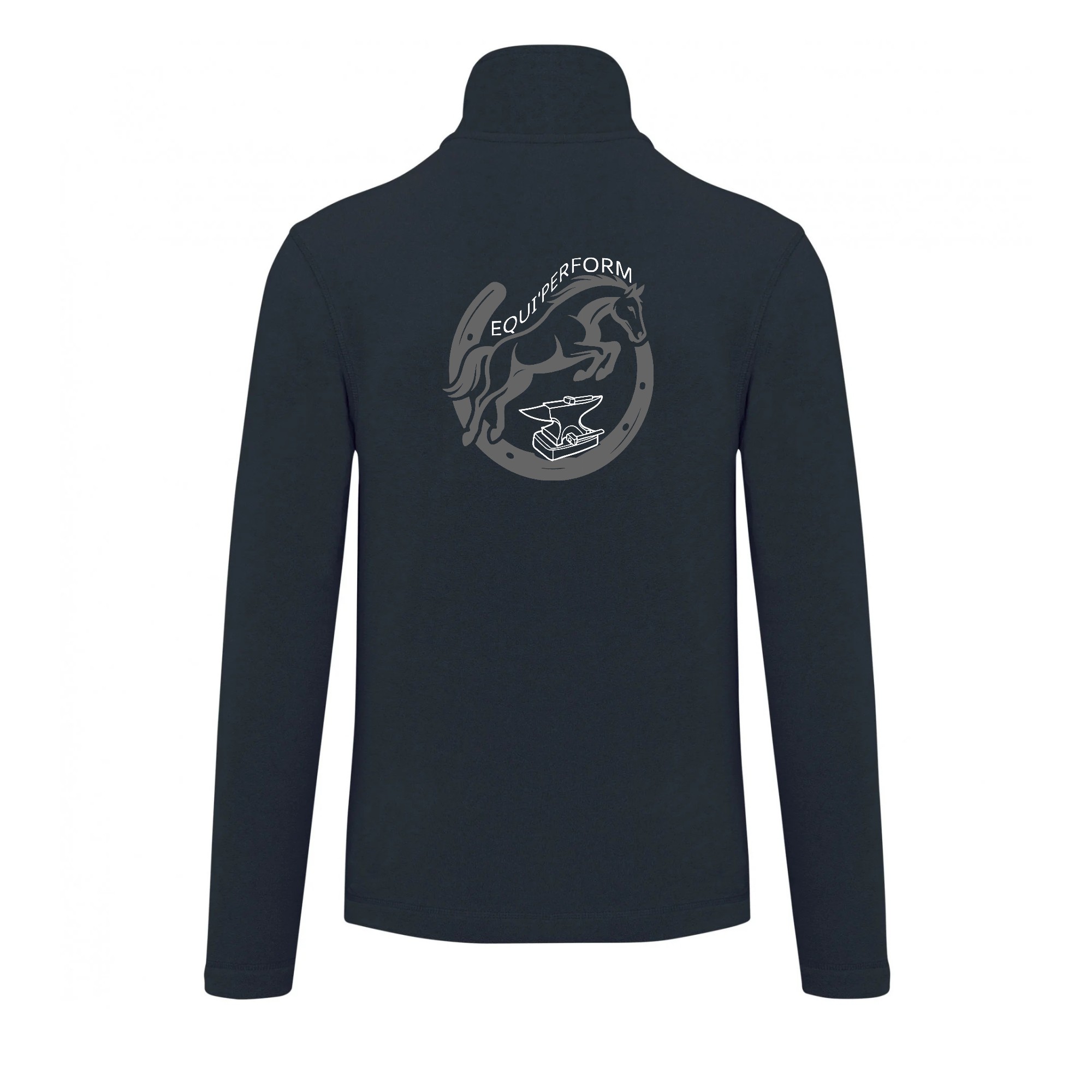 Veste micropolaire zippée (femme) – Equi'perform - Navy – K907 – Image 3