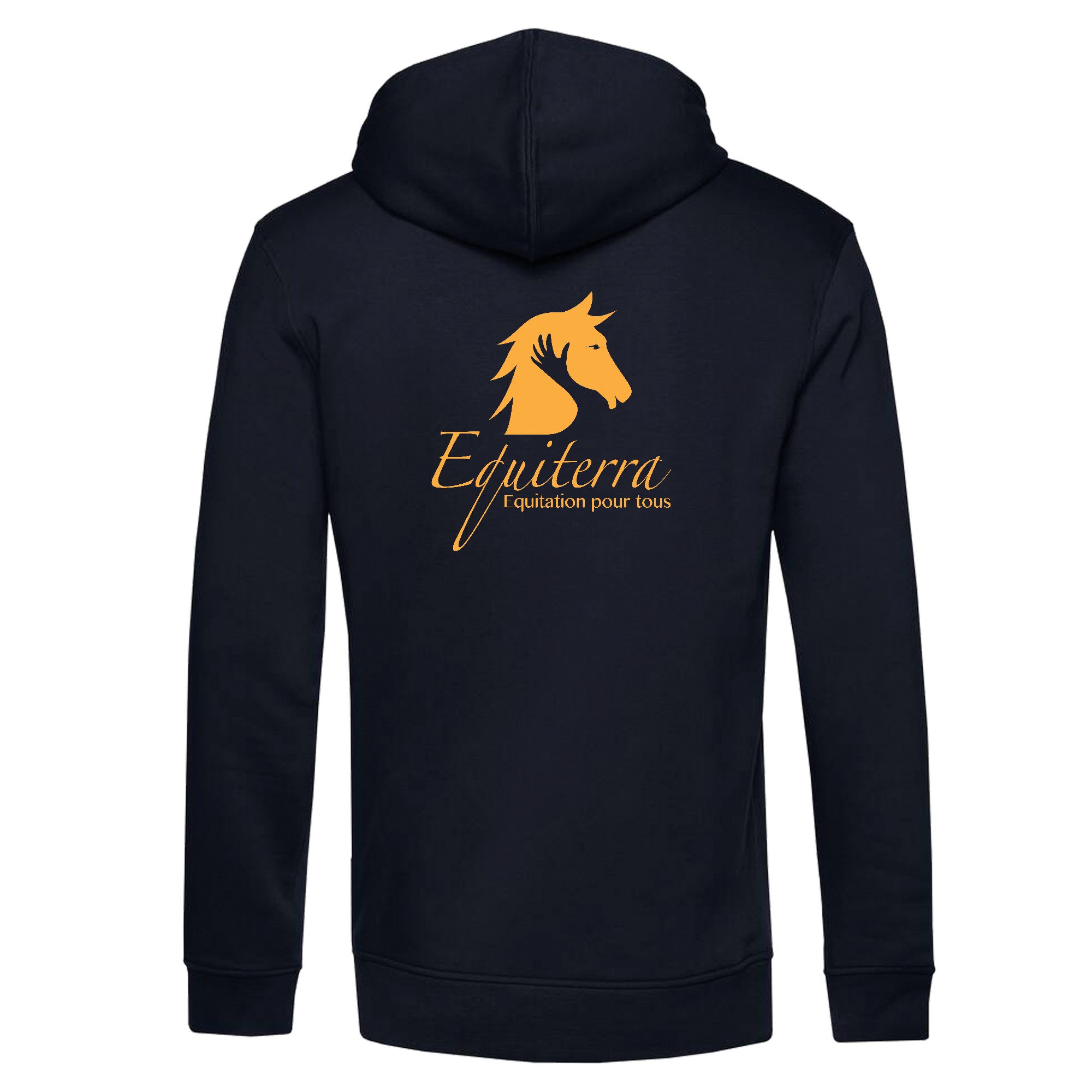 SWEAT A CAPUCHE (homme) - EQUITERRA - Navy - BCU33B – Image 3
