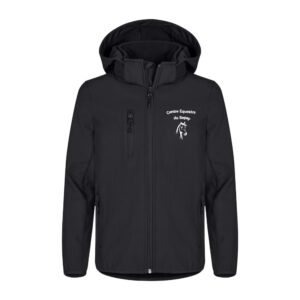SOFTSHELL "Classic" (enfant) - Centre Equestre du SEPEY - Noir - 0200909