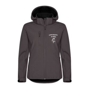 SOFTSHELL "Classic" (femme) - Centre Equestre du SEPEY - Gris Anthracite - 0200917