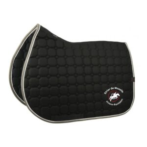 Tapis de selle Equithème "Orion" - Etrier de Moselle - Noir - 20477