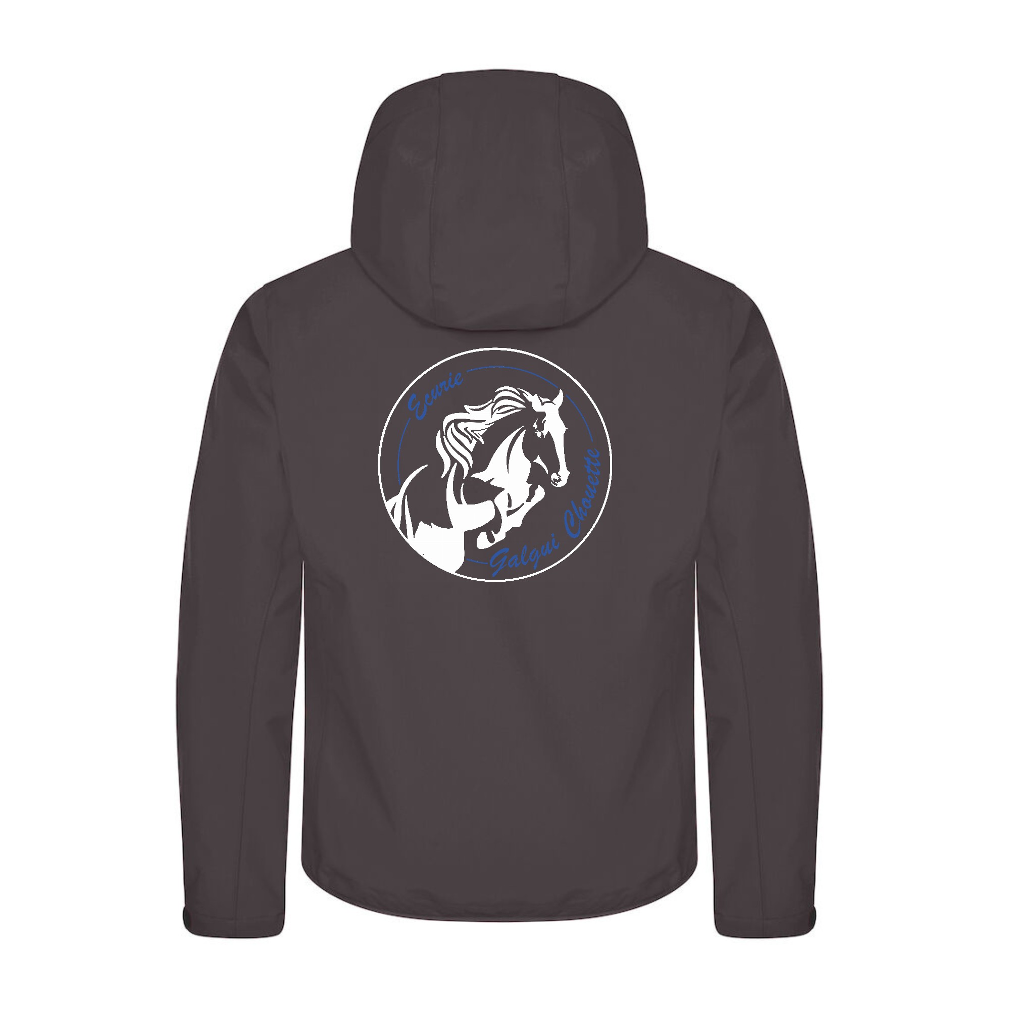 SOFTSHELL "Classic" (homme) - Les écuries de la Galguichouette - Gris Anthracite - 0200912 – Image 3