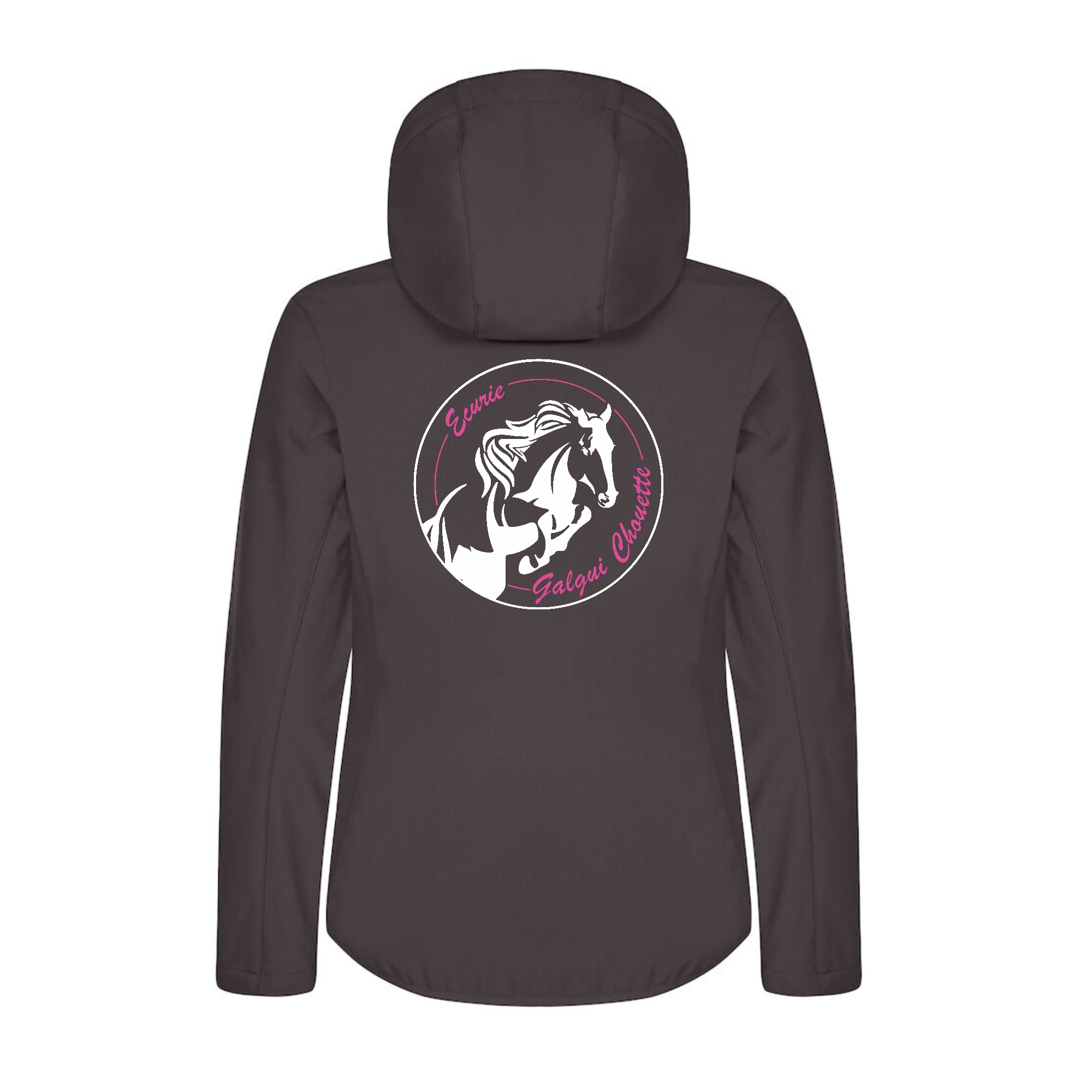 SOFTSHELL "Classic" (femme) - Les écuries de la Galguichouette - Gris Anthracite - 0200917 – Image 3