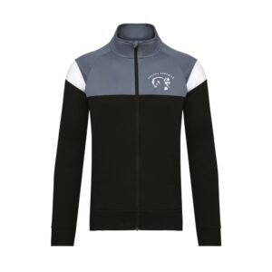 Veste de survêtement zippée (enfant) - Spirit of Terroir (CHEVAL SERENITE) - Noir - PA391