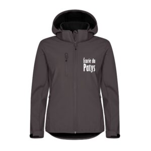 SOFTSHELL "Classic" (femme) – Ecurie du Patys - Gris anthracite - 0200917