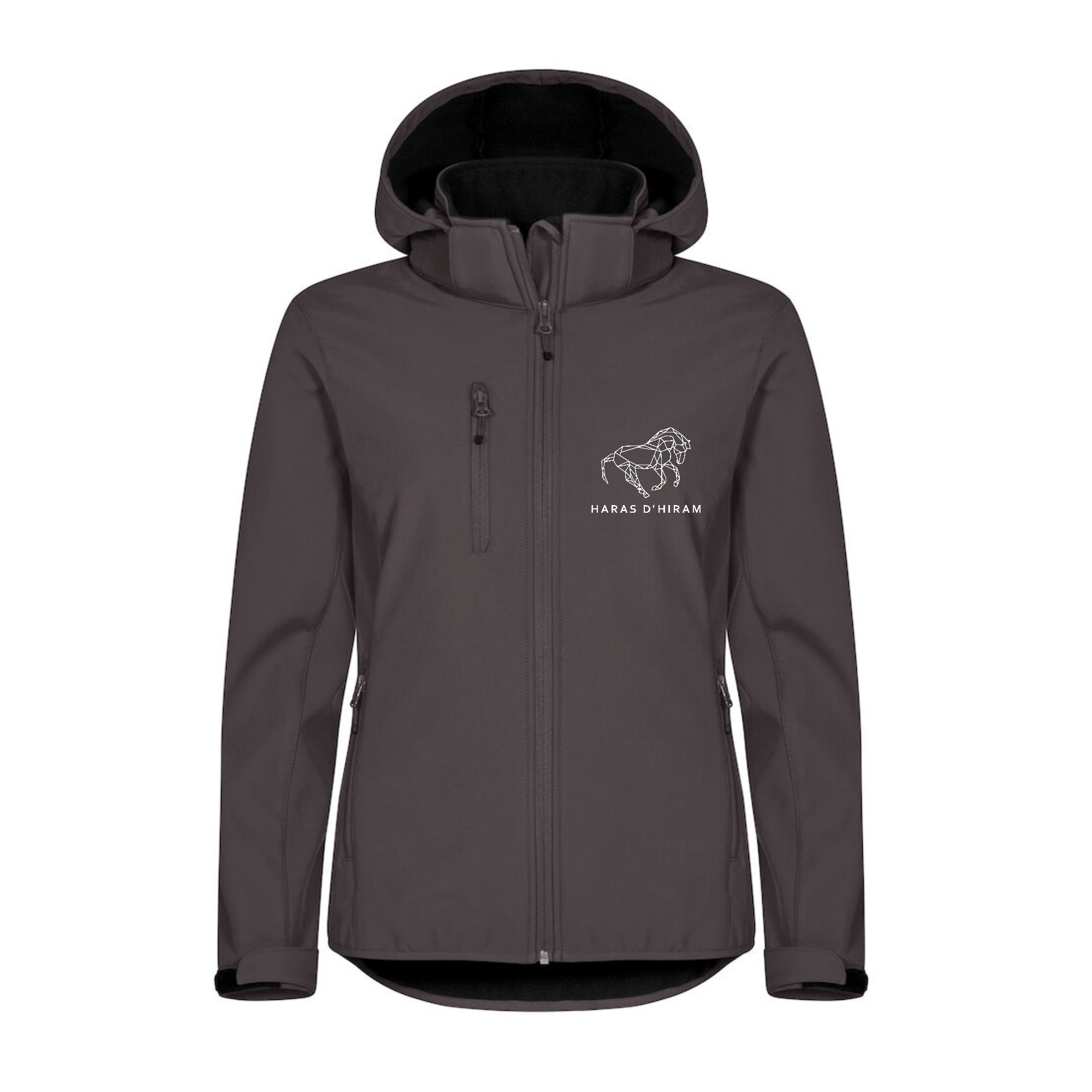 SOFTSHELL "Classic" (femme) - Haras d'Hiram - Gris Anthracite - 0200917