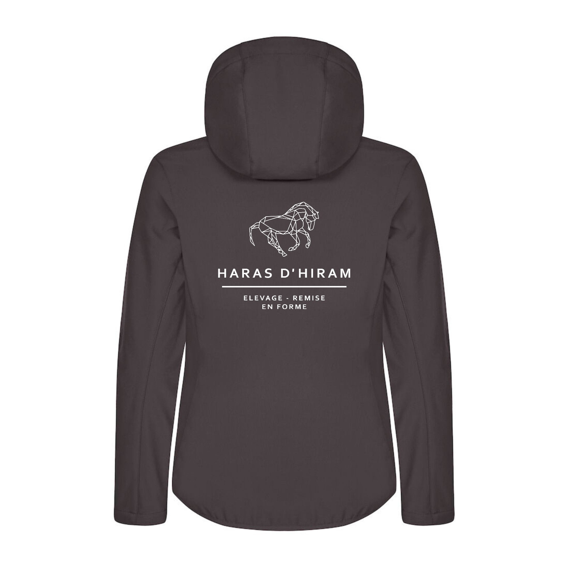SOFTSHELL "Classic" (femme) - Haras d'Hiram - Gris Anthracite - 0200917 – Image 3