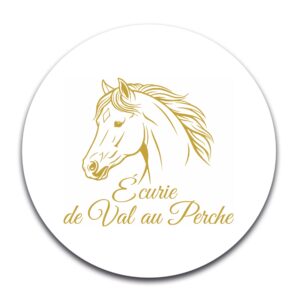 STICKER ROND - Ecurie de Val au Perche - STI001